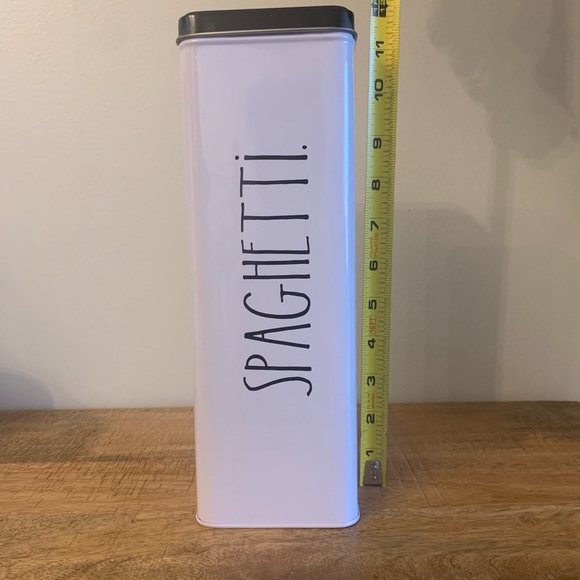 SOLD ON Ⓜ️!! Rae Dunn Spaghetti Tin - Picture 2 of 6
